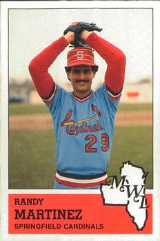 1983 Fritsch Springfield Cardinals #19 Randy Martinez Front