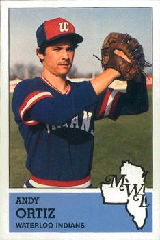 1983 Fritsch Waterloo Indians #5 Andy Ortiz Front