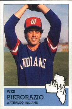 1983 Fritsch Waterloo Indians #23 Wes Pierorazio Front