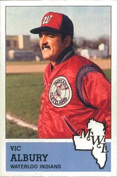 1983 Fritsch Waterloo Indians #27 Vic Albury Front
