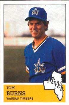 1983 Fritsch Wausau Timbers #4 Tom Burns Front