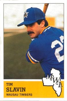 1983 Fritsch Wausau Timbers #8 Tim Slavin Front