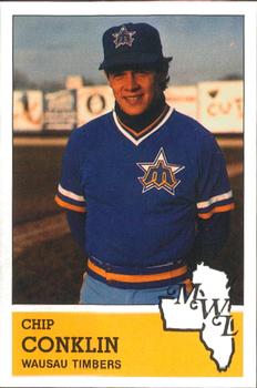 1983 Fritsch Wausau Timbers #11 Chip Conklin Front