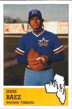 1983 Fritsch Wausau Timbers #17 Jesse Baez Front