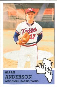 1983 Fritsch Wisconsin Rapids Twins #3 Allan Anderson Front
