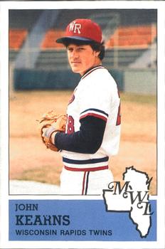 1983 Fritsch Wisconsin Rapids Twins #10 John Kearns Front