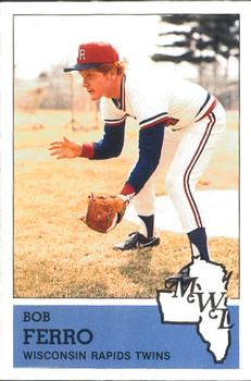 1983 Fritsch Wisconsin Rapids Twins #11 Bob Ferro Front