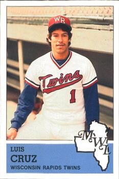 1983 Fritsch Wisconsin Rapids Twins #19 Luis Cruz Front