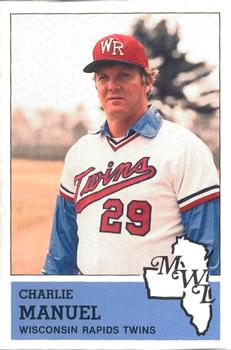 1983 Fritsch Wisconsin Rapids Twins #27 Charlie Manuel Front