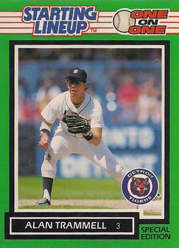 1989 Kenner Starting Lineup Cards One-on-One #4118067000 Alan Trammell Front