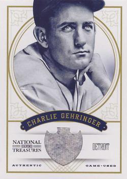 2012 Panini National Treasures #10 Charlie Gehringer Front