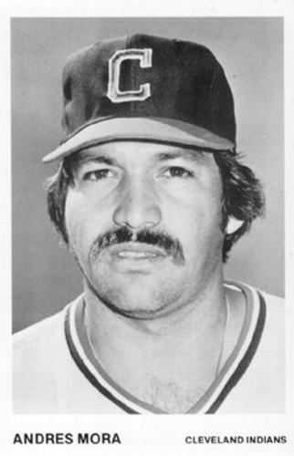 1980 Cleveland Indians #NNO Andres Mora Front