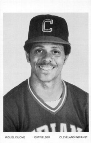 1982 Cleveland Indians #NNO Miguel Dilone Front