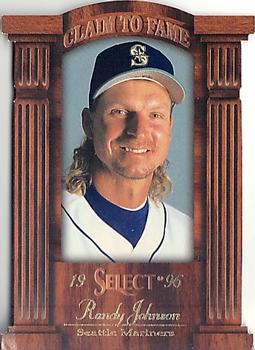 1996 Select - Claim to Fame #19 Randy Johnson Front