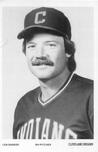 1983 Cleveland Indians #NNO Len Barker Front