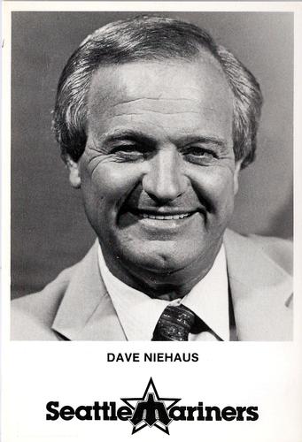 1983 Seattle Mariners Postcards #NNO Dave Niehaus Front