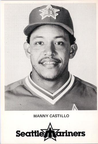 1983 Seattle Mariners Postcards #NNO Manny Castillo Front