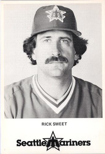 1983 Seattle Mariners Postcards #NNO Rick Sweet Front