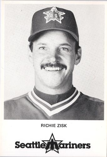 1983 Seattle Mariners Postcards #NNO Richie Zisk Front
