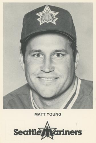 1984 Seattle Mariners Postcards #NNO Matt Young Front