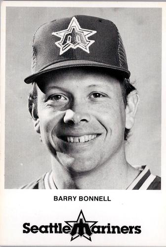 1984 Seattle Mariners Postcards #NNO Barry Bonnell Front