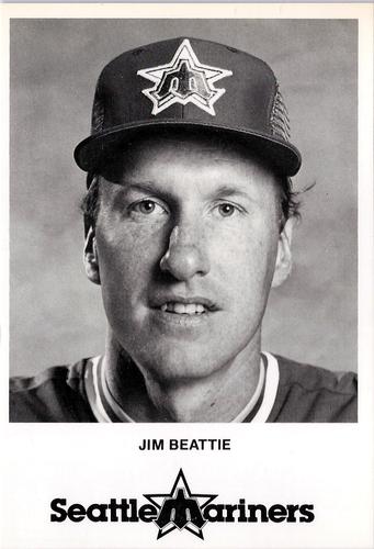 1984 Seattle Mariners Postcards #NNO Jim Beattie Front