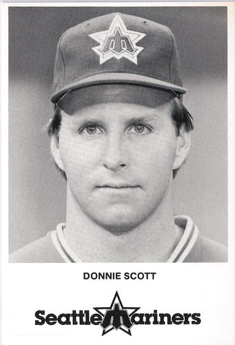 1985 Seattle Mariners Postcards #NNO Donnie Scott Front