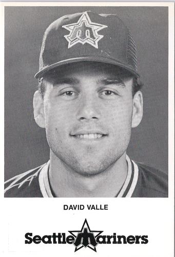 1985 Seattle Mariners Postcards #NNO Dave Valle Front