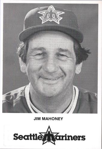 1985 Seattle Mariners Postcards #NNO Jim Mahoney Front