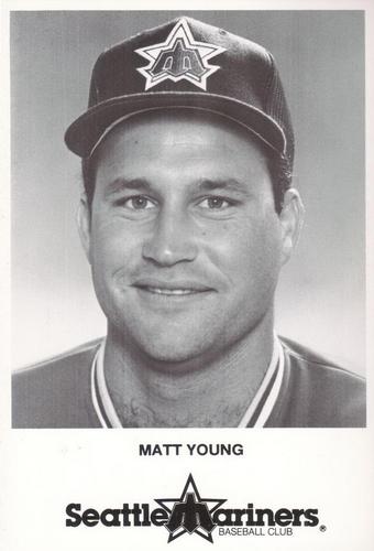 1986 Pacific Northwest Bell Seattle Mariners #NNO Matt Young Front