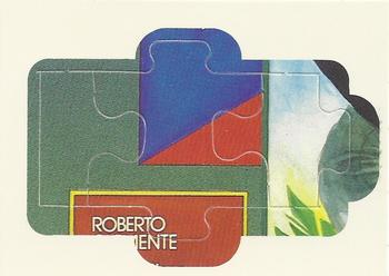1987 Donruss - Roberto Clemente Puzzle #28-30 Roberto Clemente Front