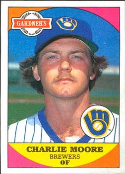 1983 Topps Gardner's Bakery Milwaukee Brewers #13 Charlie Moore Front