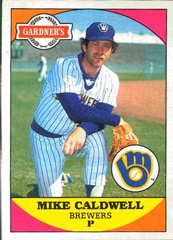 1983 Topps Gardner's Bakery Milwaukee Brewers #4 Mike Caldwell Front