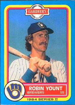 1984 Topps Gardner's Bakery Milwaukee Brewers #22 Robin Yount Front