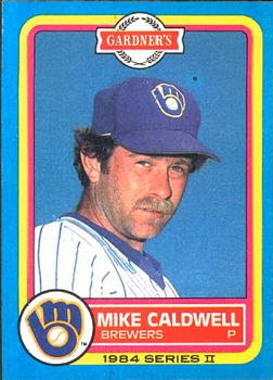1984 Topps Gardner's Bakery Milwaukee Brewers #3 Mike Caldwell Front