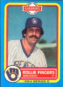 1984 Topps Gardner's Bakery Milwaukee Brewers #6 Rollie Fingers Front