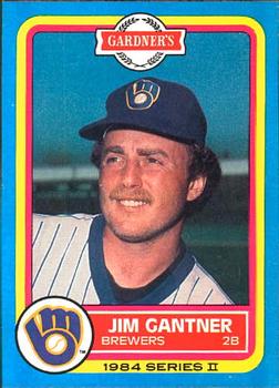 1984 Topps Gardner's Bakery Milwaukee Brewers #7 Jim Gantner Front