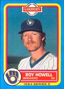 1984 Topps Gardner's Bakery Milwaukee Brewers #9 Roy Howell Front