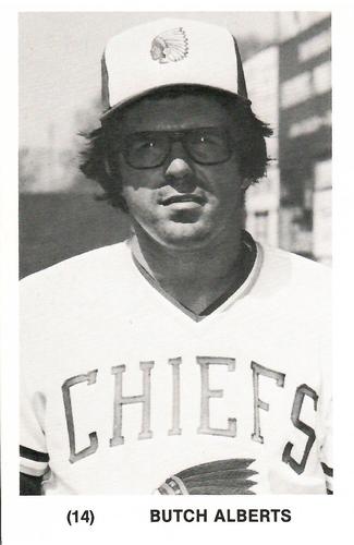 1980 Syracuse Chiefs #NNO Butch Alberts Front