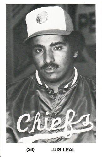 1980 Syracuse Chiefs #NNO Luis Leal Front
