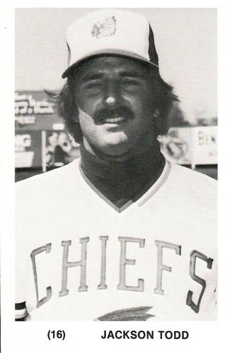 1980 Syracuse Chiefs #NNO Jackson Todd Front