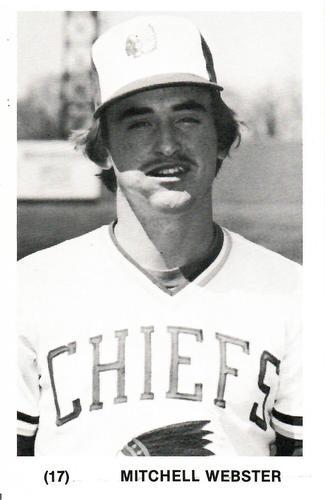1980 Syracuse Chiefs #NNO Mitchell Webster Front