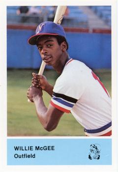 1980 Nashville Sounds #NNO Willie McGee Front