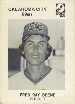 1979 Oklahoma City 89ers #1 Fred Beene Front