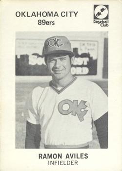 1979 Oklahoma City 89ers #3 Ramon Aviles Front