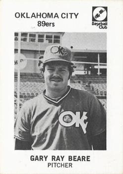 1979 Oklahoma City 89ers #29 Gary Beare Front