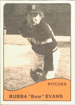 1979 TCMA Buffalo Bisons #9 Bubba Evans Front