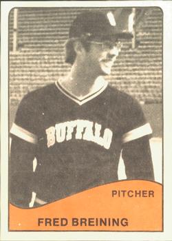 1979 TCMA Buffalo Bisons #13 Fred Breining Front