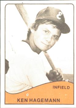 1979 TCMA Elmira Pioneer Red Sox #3 Ken Hagemann Front