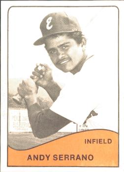 1979 TCMA Elmira Pioneer Red Sox #17 Andy Serrano Front